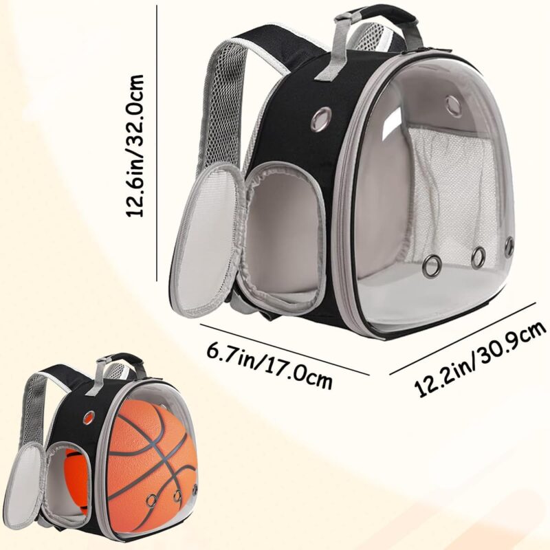 Guinea Pig Backpack, Space Capsule Bubble Window Small Animal Backpack for Guinea Pig, Bird Bunny Rabbit - Image 2