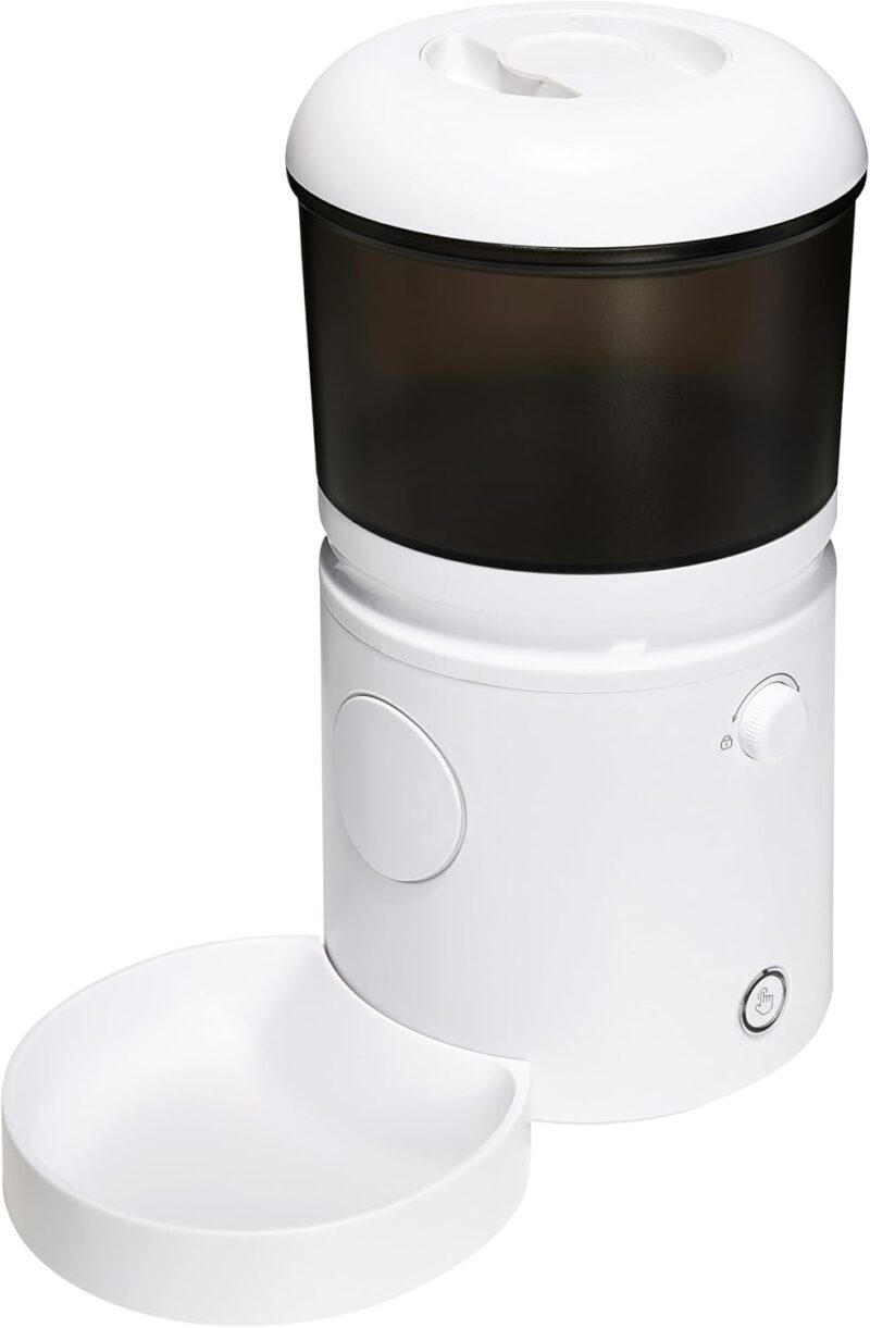 Automatic Feeder for Cats and Dogs with Speed & Portion Control, 4L Capacity, White