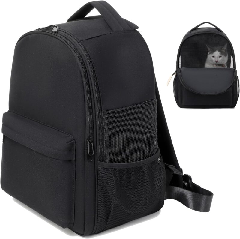 Cat Backpack Carrier, Fit for Small Dog, Less Than 18 Ib Pets